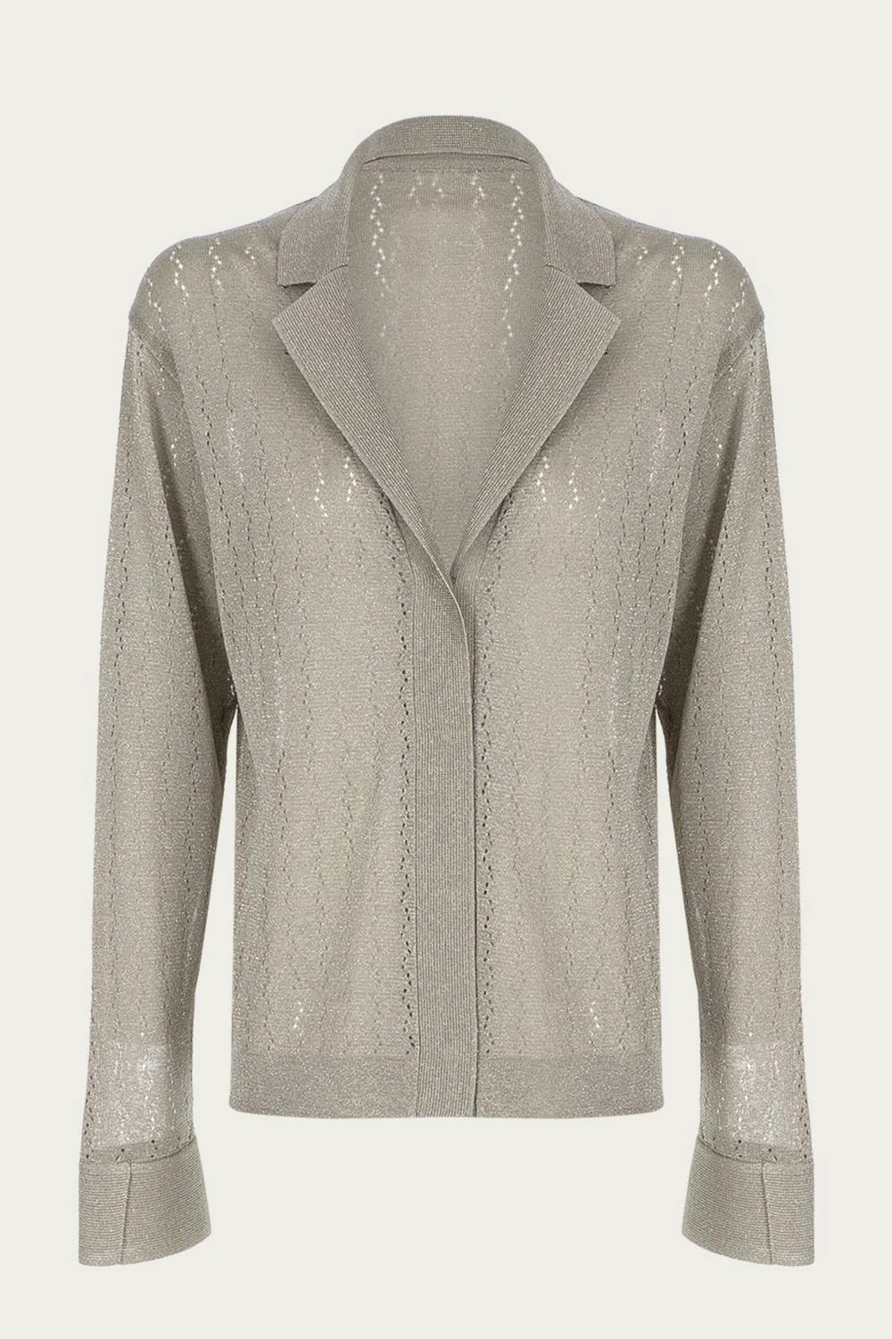 Zeynep Arcay Vintage Knit Shirt in Fresh Breeze - women 4 Zeynep Arcay Vintage Knit Shirt in Fresh Breeze - women - Image 2