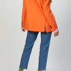 Msgm Single Breasted Jacket in Orange - women -Shop Premium Outlets Sales 03bf995aecc846e0ad4bdc25766f2841 1080x