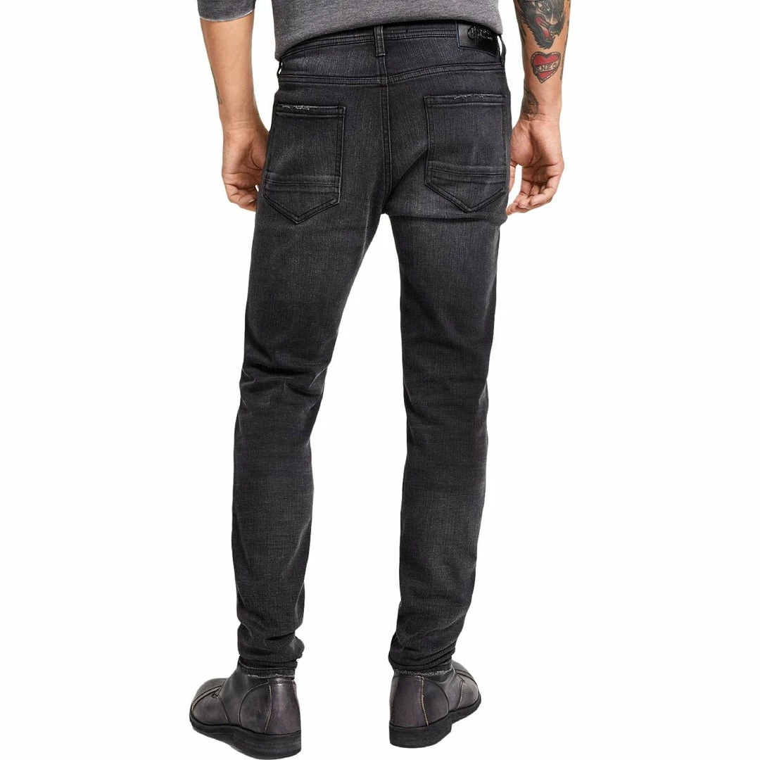 Heroes Motors Mens Super SLim Distressed Slim Jeans 4 Heroes Motors Mens Super SLim Distressed Slim Jeans - Image 2