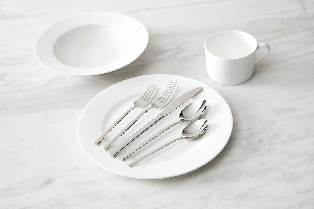 Fortessa Theo 42 Piece Flatware Set, Stainless Steel 4 Fortessa Theo 42 Piece Flatware Set, Stainless Steel - Image 2