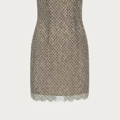 Zeynep Arcay Polka Dot Lace Bodycon Dress in Black/White - women -Shop Premium Outlets Sales 1237194769594f00b692a853924811fb 1080x