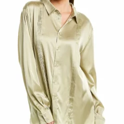 SER.O.YA Antoni Silk-Blend Shirt - women