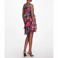 Marchesa Ruffle Printed Mini Dress - women -Shop Premium Outlets Sales 1348d4a186a64589a9e8656e6ab081c3 1080x