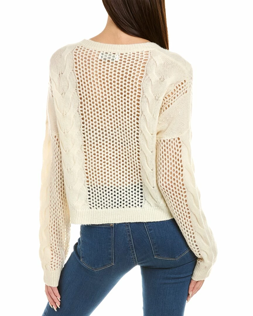 NAADAM CASHMERE NAADAM Open Cable-Knit Wool & Cashmere-Blend Sweater - women 4 NAADAM CASHMERE NAADAM Open Cable-Knit Wool & Cashmere-Blend Sweater - women - Image 2