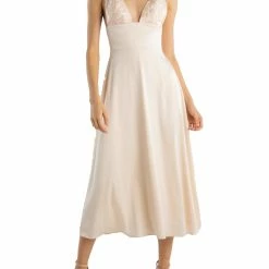 Sau Lee Anais Womens Floral Sleeveless Fit & Flare Dress