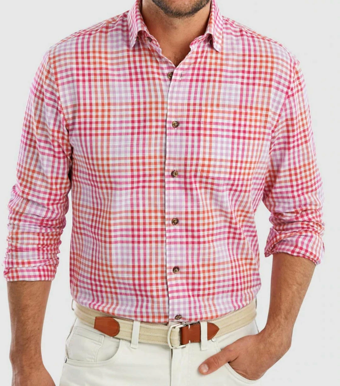 Johnnie-O Men'S Shula Top Shelf Button Up Shirt in Nantucket 3 Johnnie-O Men'S Shula Top Shelf Button Up Shirt in Nantucket