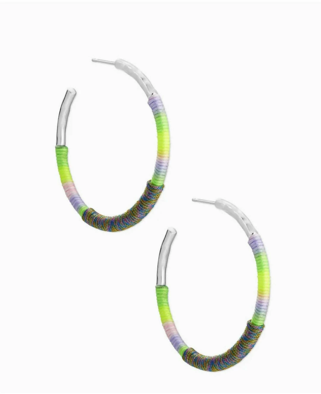 Kendra Scott Masie Hoop Earrings in Lilac Mix Paracord - women 3 Kendra Scott Masie Hoop Earrings in Lilac Mix Paracord - women