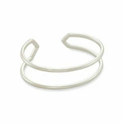 Kendra Scott Mikki Cuff Bracelet - Rhd 004 in Silver - women