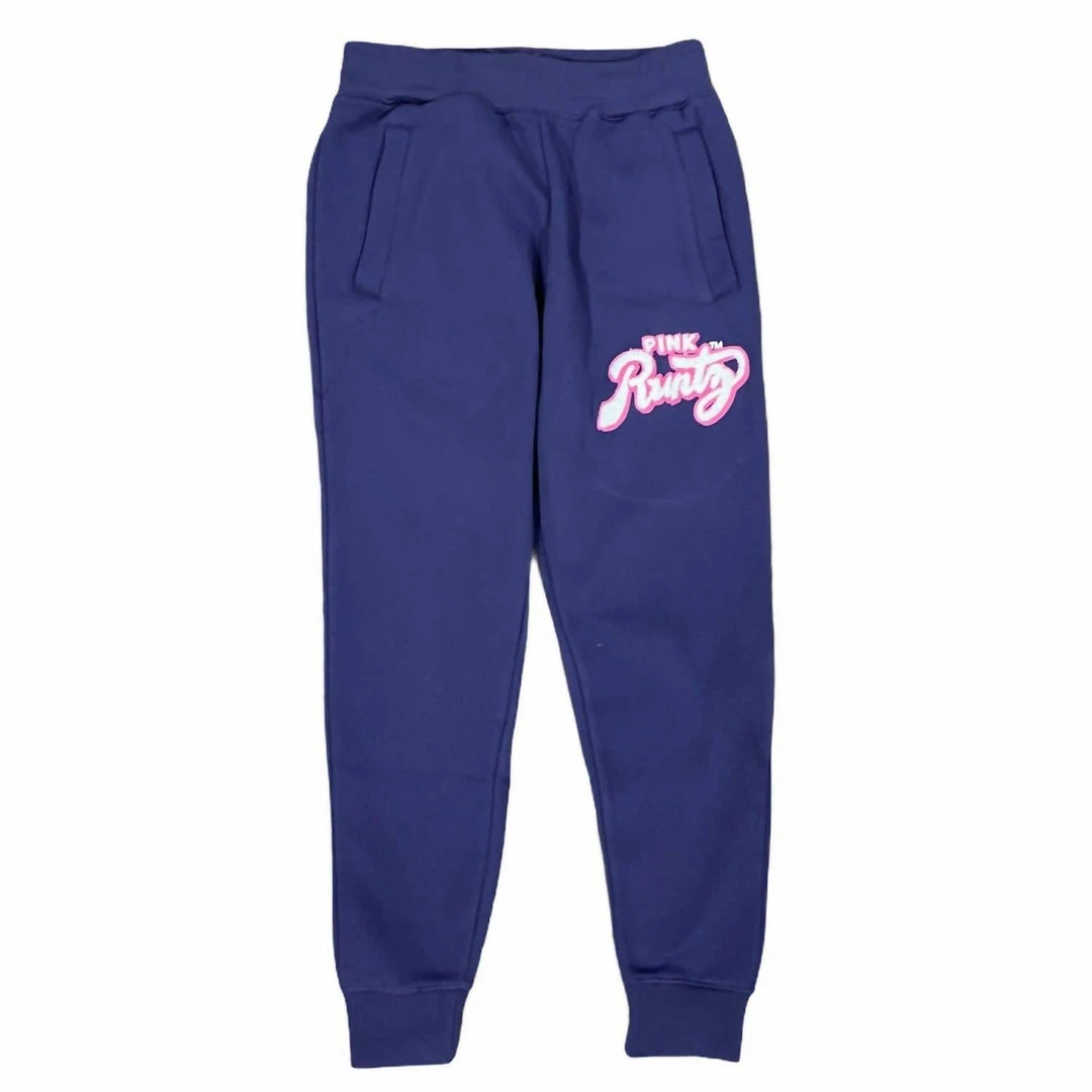 Runtz Men'S Pink Jogger in Navy 3 Runtz Men'S Pink Jogger in Navy
