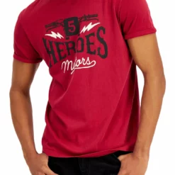 Heroes Motors Mens Cotton Crewneck Graphic T-Shirt