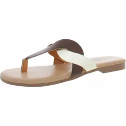 Tuscany By Easy Street Abriana Womens Open Toe Slip On Thong Sandals