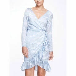 Marchesa Long Sleeve Wrap Dress - women -Shop Premium Outlets Sales 2347272901404cd886a8f4d39024a7e3 1080x