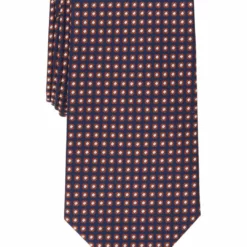 Club Room Lopez Neat Mens Silk Blend Patern Neck Tie