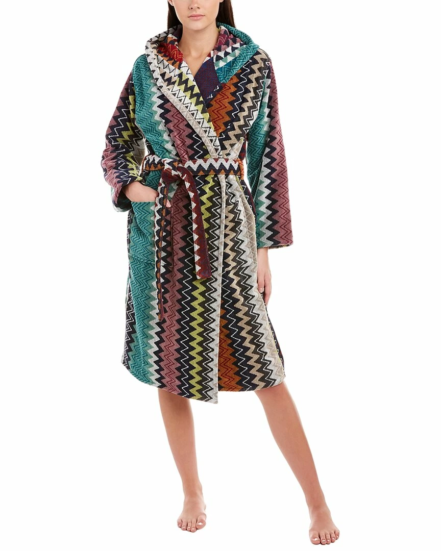 Missoni Home Missoni Benicio Hooded Bathrobe - women 3 Missoni Home Missoni Benicio Hooded Bathrobe - women