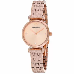 Armani Women's Rose gold dial Watch