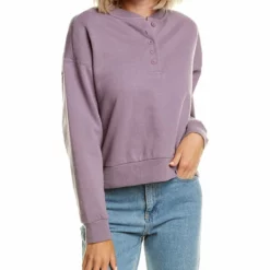 Peyton Valley Henley Sweatshirt - women