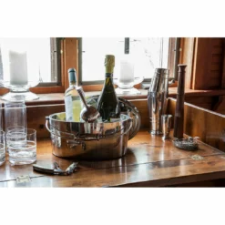 Crafthouse by Fortessa 12" x 5.25" Ice Bucket w/Handle and Drain Tray, Stainless -Shop Premium Outlets Sales 27f63fc75c4c40a58ba108f8a633095e 015c8def e2d8 4000 a912 6b714e4ef373 1080x