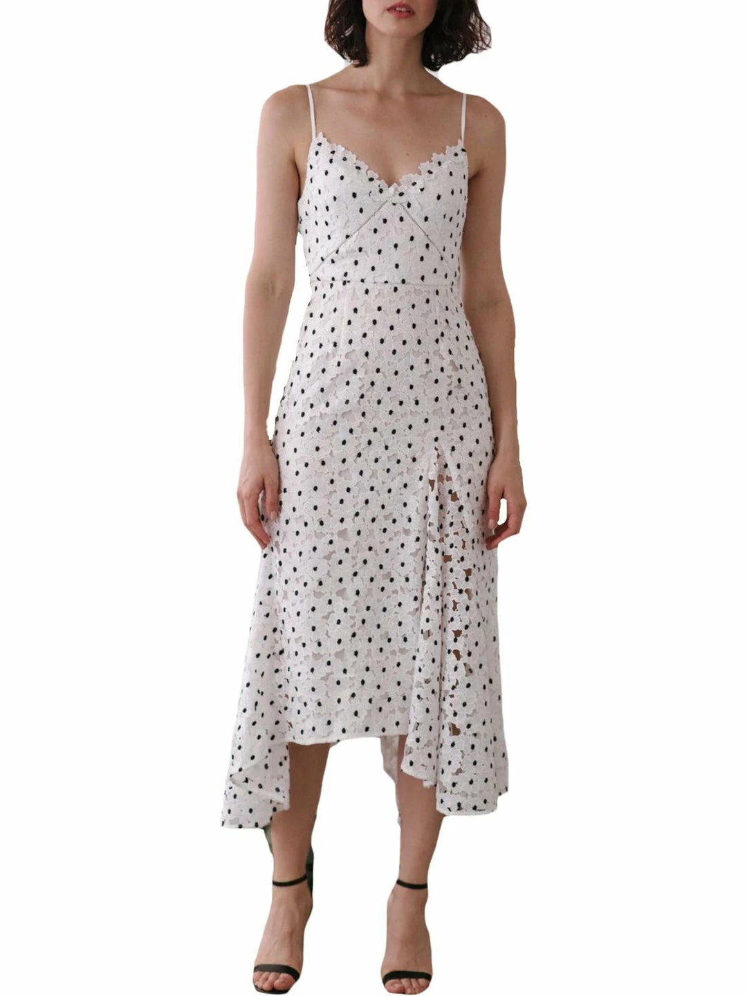 Sau Lee Lucy Womens Floral Polka Dot Cocktail and Party Dress 3 Sau Lee Lucy Womens Floral Polka Dot Cocktail and Party Dress