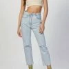 Msgm Ripped-Detailing Cropped Jeans in Light Blue - women -Shop Premium Outlets Sales 2e4526cd295d48ac80733e83d98ccfe2 1080x