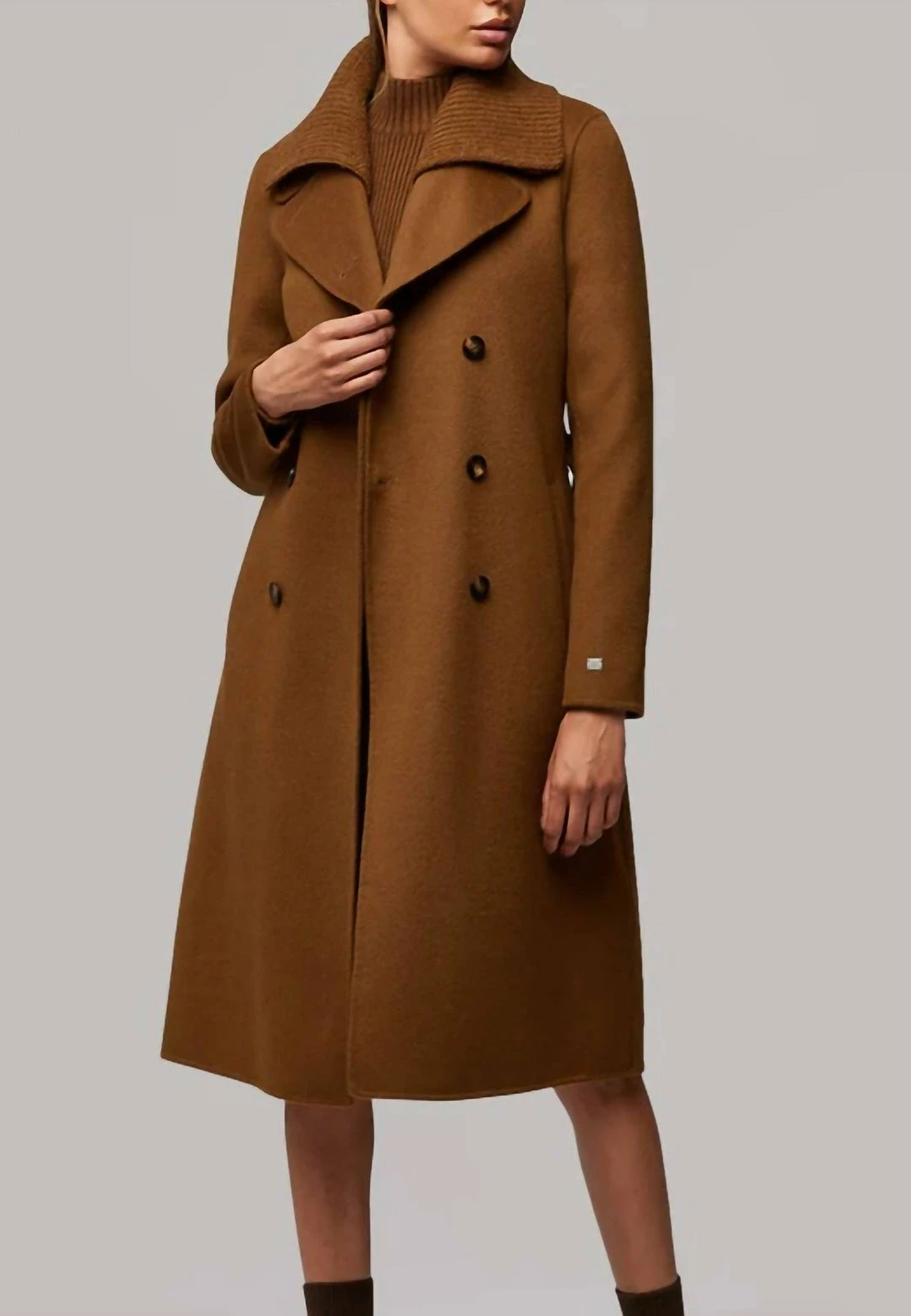 Soia&Kyo Anna Belted Wool Coat in Hazel - women 4 Soia&Kyo Anna Belted Wool Coat in Hazel - women - Image 2