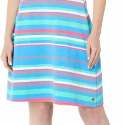 Hatley The Sarah Dress in Wild Garden Stripes - women