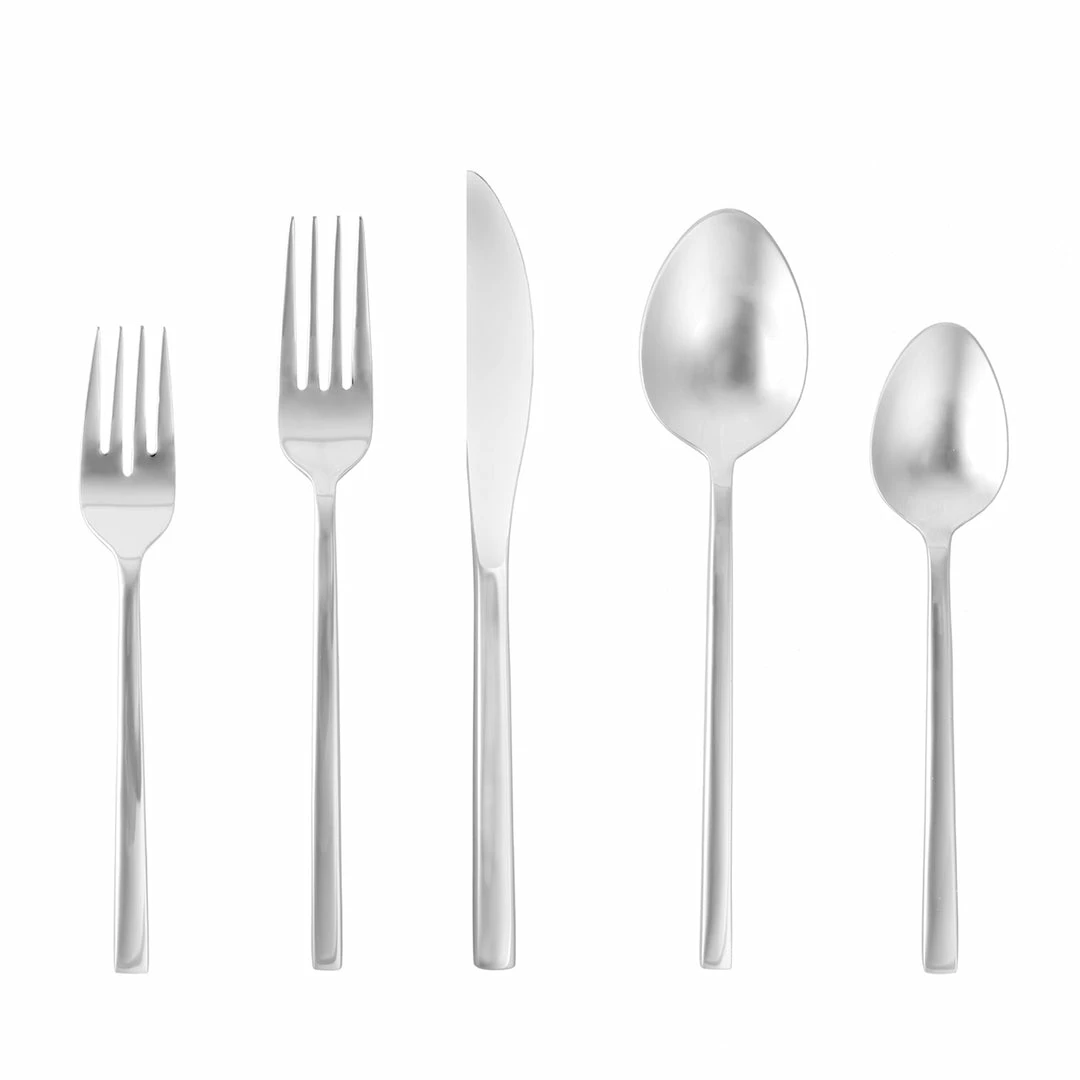 Fortessa Arezzo 18/10 Stainless Steel Flatware 5 Piece Place Setting 3 Fortessa Arezzo 18/10 Stainless Steel Flatware 5 Piece Place Setting