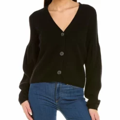 NAADAM CASHMERE NAADAM Puff Sleeve Cashmere Cardigan - women