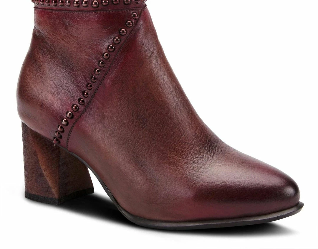Spring Step Shoes Lovell Bootie in Mahogany Leather - women 3 Spring Step Shoes Lovell Bootie in Mahogany Leather - women