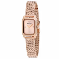 Armani Women's Rose gold dial Watch