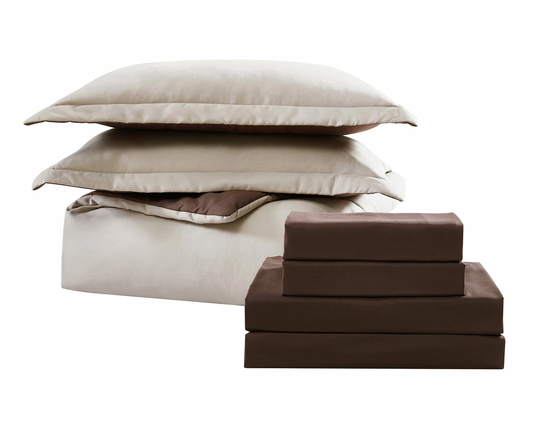 The Nesting Company Chestnut Reversible 7 Piece bed in a bag Comforter Set 7 The Nesting Company Chestnut Reversible 7 Piece bed in a bag Comforter Set - Image 5
