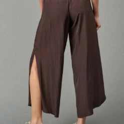 Lola & Sophie Wide-Leg Slit Pants in Dark Chocolate - women -Shop Premium Outlets Sales 4c71a6f2fa414f6aa9921801bbe25fe7 1080x