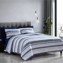 The Nesting Company Cedar 7 Piece bed in a bag Comforter Set and Sheet Set