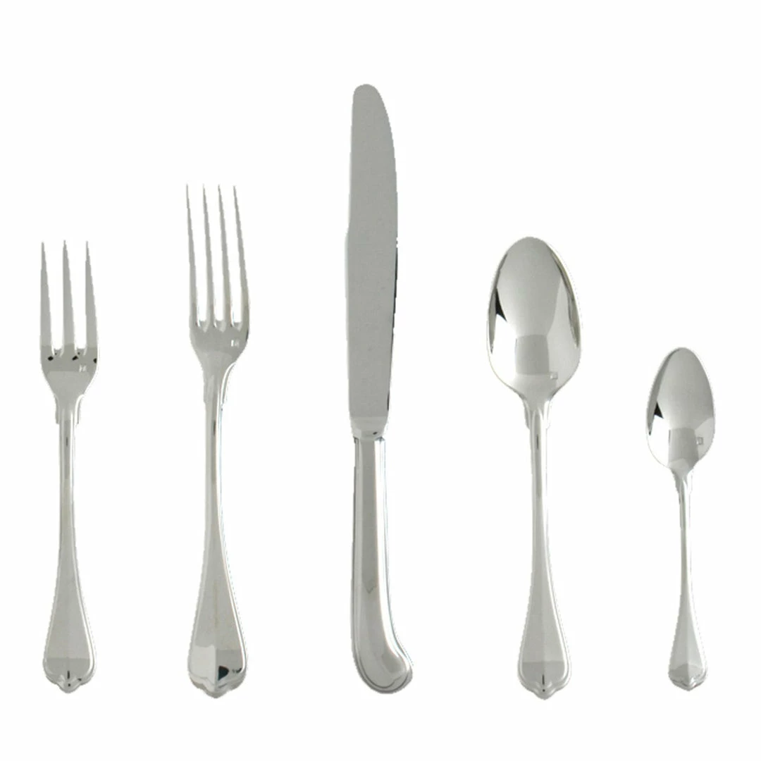 Fortessa San Marco 18/10 Stainless Steel Flatware 5 Piece Place Setting 3 Fortessa San Marco 18/10 Stainless Steel Flatware 5 Piece Place Setting