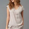 Lola & Sophie Drop Shoulder Tee in Sand - women