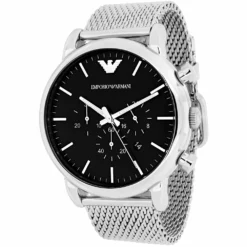 Armani Men's Black dial Watch