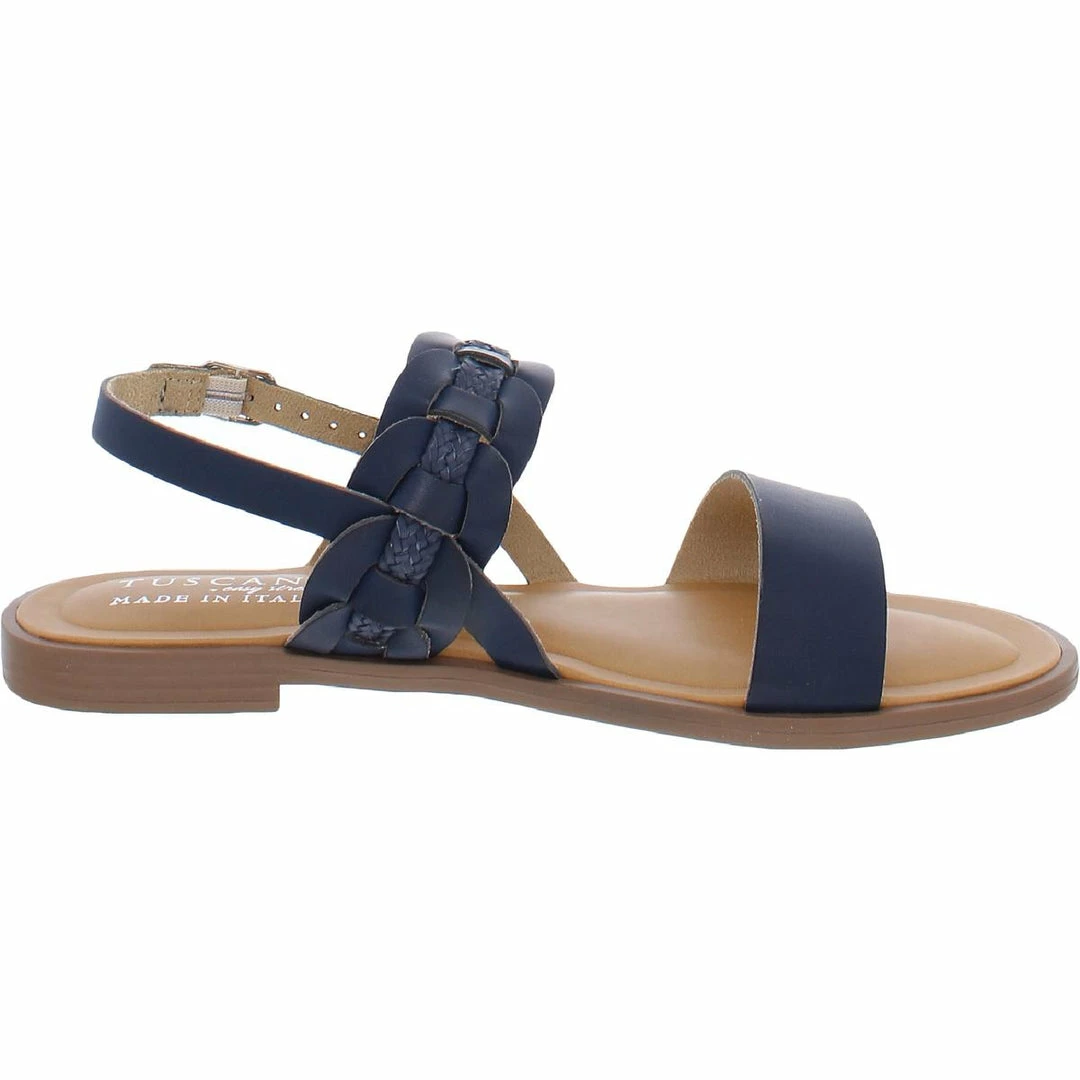 Tuscany By Easy Street Teodora Womens Braided Flat Ankle Strap 4 Tuscany By Easy Street Teodora Womens Braided Flat Ankle Strap - Image 2