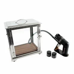 Crafthouse by Fortessa Cocktail Smoking Box w/Handheld Smoker, Stainless Steel