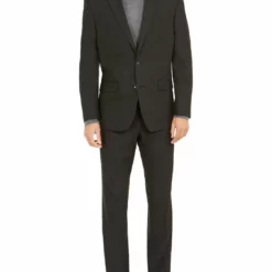 Club Room Mens Classic Fit Business Two-Button Suit