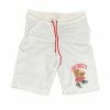 Retro Label Men'S 4S Cement Money Shorts in White/Red