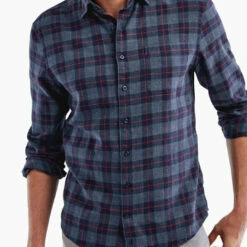Johnnie-O Men'S Abbott Hangin' Out Sport Shirt in Twilight