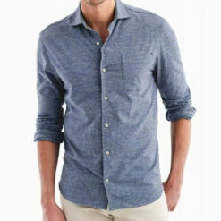 Johnnie-O Men'S Zion Shirt in Blue