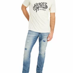 Heroes Motors Mens Cotton Graphic T-Shirt