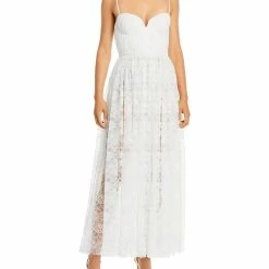 Sau Lee Selena Womens Lace Long Evening Dress