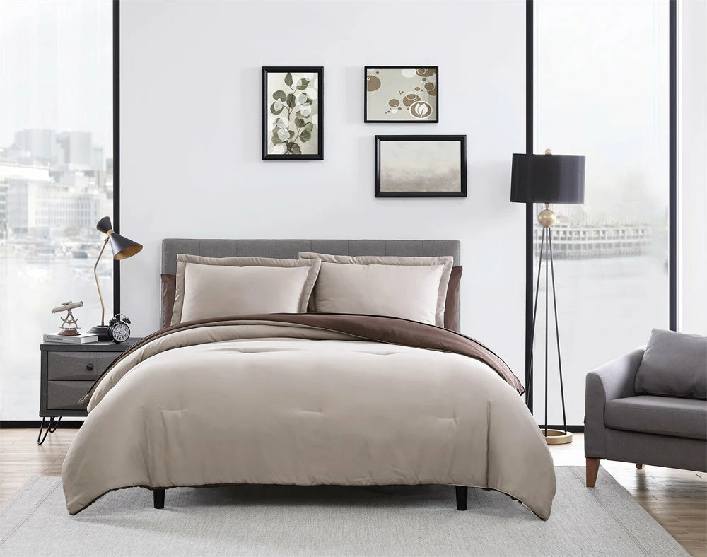 The Nesting Company Chestnut Reversible 7 Piece bed in a bag Comforter Set 5 The Nesting Company Chestnut Reversible 7 Piece bed in a bag Comforter Set - Image 3