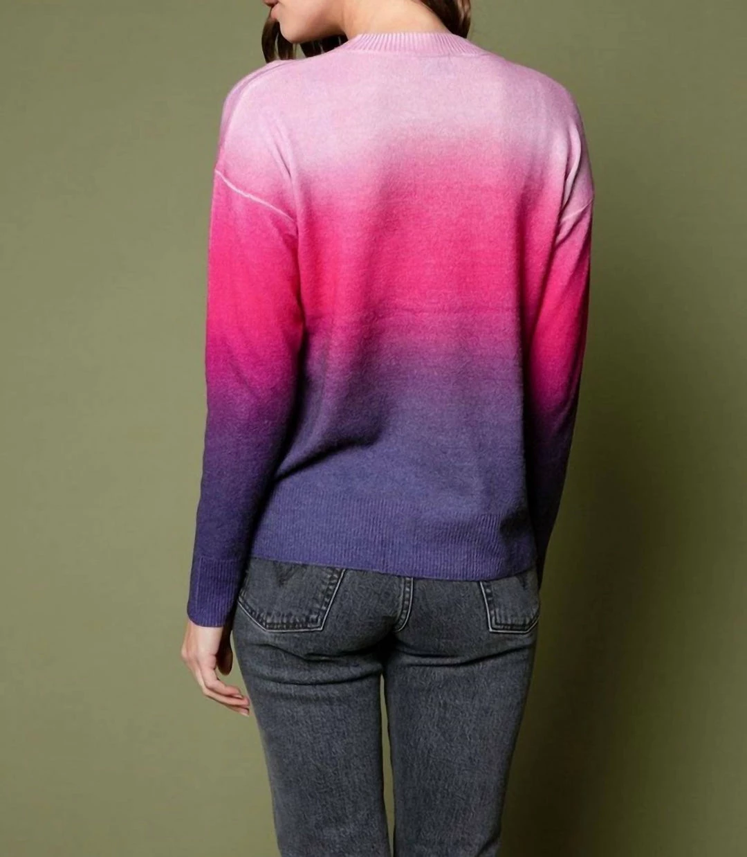 27 Miles Malibu Tait Ombre Cashmere Sweater In Twilight - women 4 27 Miles Malibu Tait Ombre Cashmere Sweater In Twilight - women - Image 2