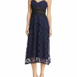 Sau Lee Layla Womens Eyelet Prom Evening Dress