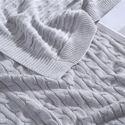 The Nesting Company Oak 100% Cotton Cable Knitted 50" x 70" Throw 10 The Nesting Company Oak 100% Cotton Cable Knitted 50" x 70" Throw -Shop Premium Outlets Sales 783d5ca6b3af4a93b2eee75b10cc6a51 1080x
