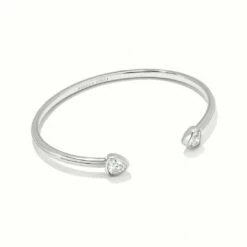 Kendra Scott Arden Cuff Bracelet - Rhd 160 in Silver - women