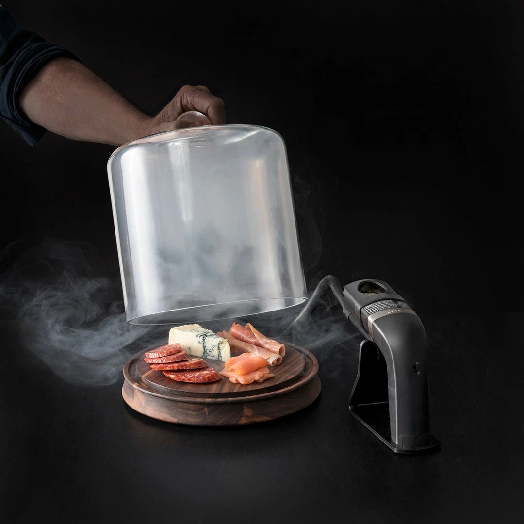 Crafthouse by Fortessa Glass Smoke Cloche w/Smoker & Chips, 9.25" x 11" 5 Crafthouse by Fortessa Glass Smoke Cloche w/Smoker & Chips, 9.25" x 11" - Image 3