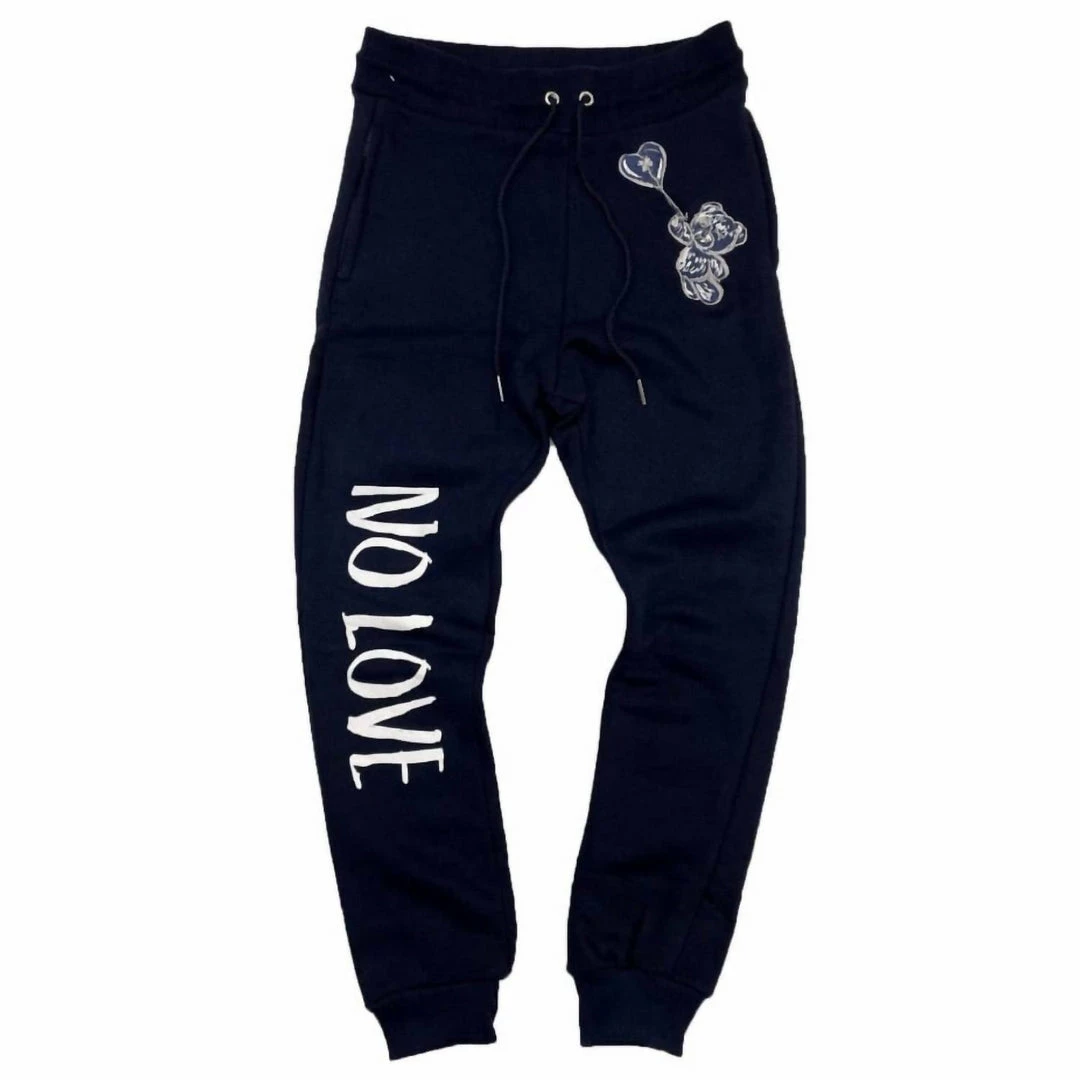 Retro Label Men'S 1S Og No Love Jogger in Midnight Navy 3 Retro Label Men'S 1S Og No Love Jogger in Midnight Navy